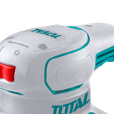 Masina de slefuit TOTAL 240W, 110x100 mm, 14000 rpm, compacta, cu hartie abraziva