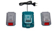 TOTAL - KIT 2 BATERII SI INCARCATOR 20V 2.0Ah