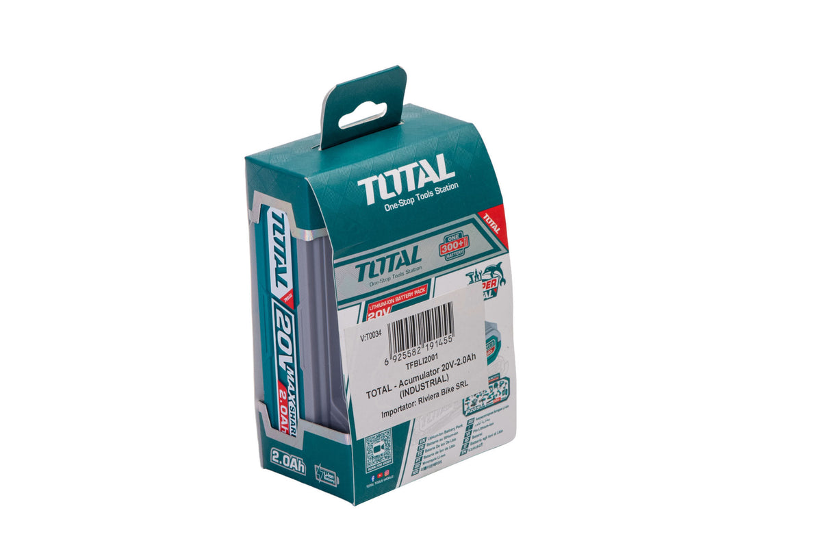 Acumulator Total 20V-2.0Ah INDUSTRIAL, 4, atomico.ro