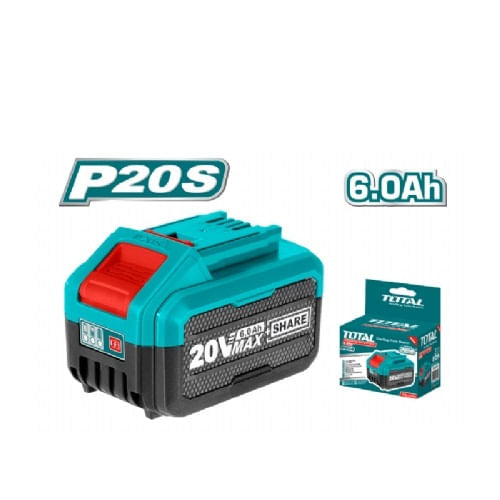 Acumulator TOTAL, 20V-6.0Ah INDUSTRIAL, 1, atomico.ro