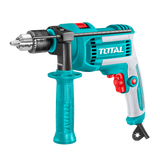 Masina de gaurit cu percutie TOTAL 710W, mandrina 13 mm, 3000 rpm, functie revers