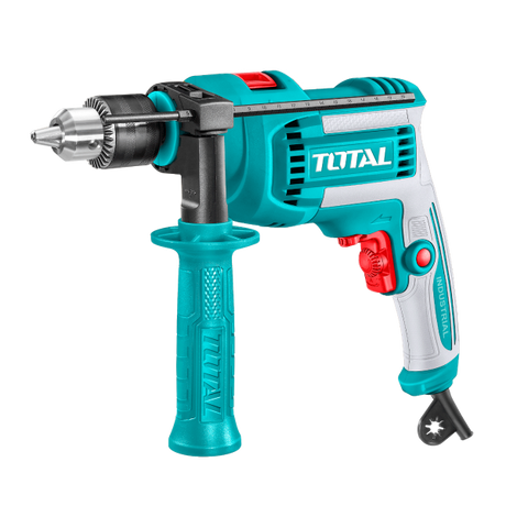 Masini de Gaurit/ Insurubat - Bormasini, Masina de gaurit cu percutie TOTAL 710W, mandrina 13 mm, 3000 rpm, functie revers, 4, atomico.ro
