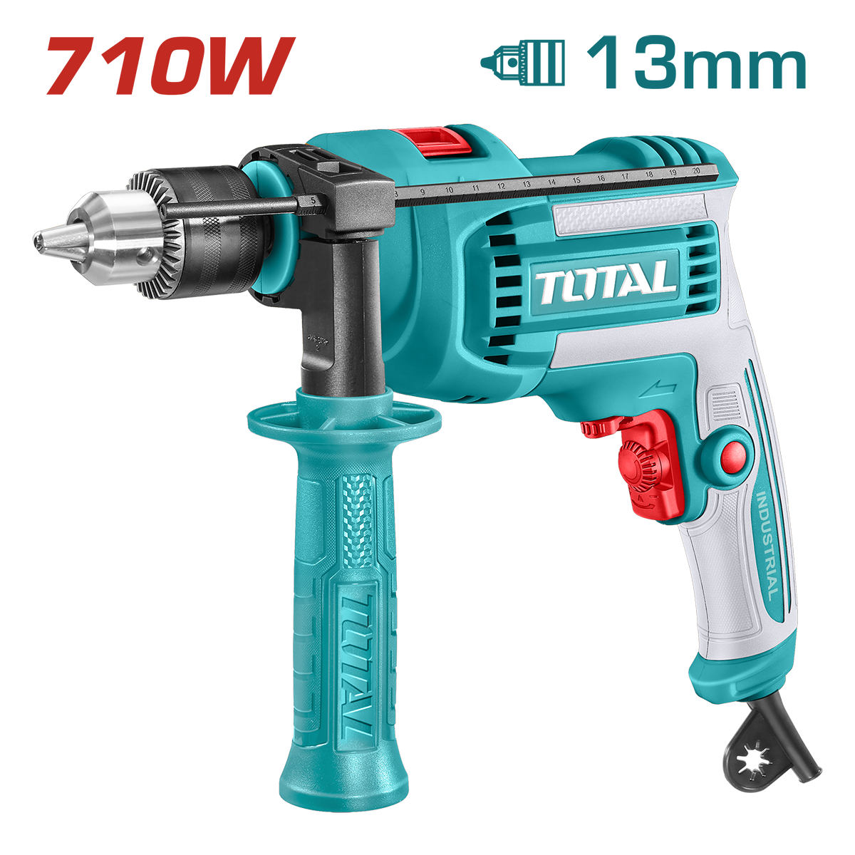 Masina de gaurit cu percutie - 710W, 3000 rpm, 6, atomico.ro