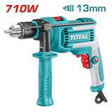 Masina de gaurit cu percutie TOTAL - 710 W, 3000 rpm