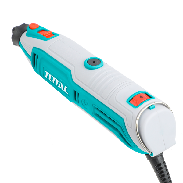 Mini polizor electric TOTAL 130W, viteza variabila 10000–35000 rpm, 109 accesorii, ax flexibil inclus, 6, atomico.ro