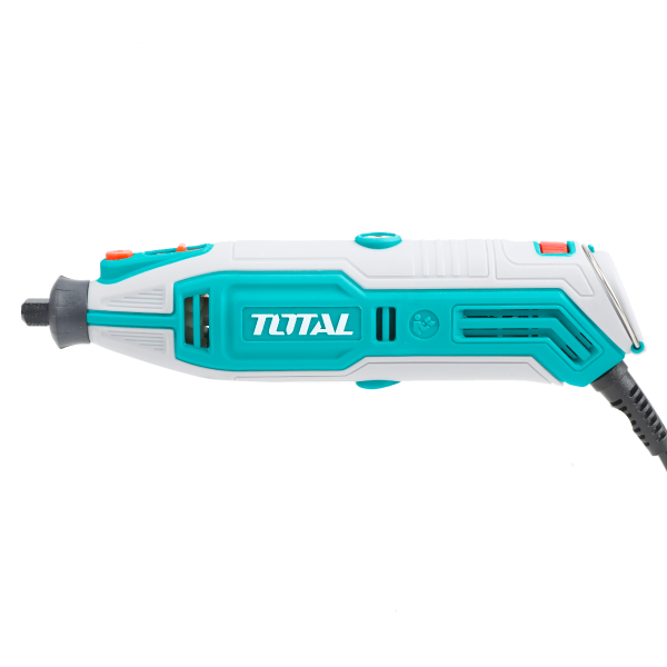 Mini polizor electric TOTAL 130W, viteza variabila 10000–35000 rpm, 109 accesorii, ax flexibil inclus, 2, atomico.ro