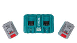 TOTAL - DRUJBA 16 - LI-ION 40V INCLUDE 2 ACUMULATORI + 1 INCARCATOR
