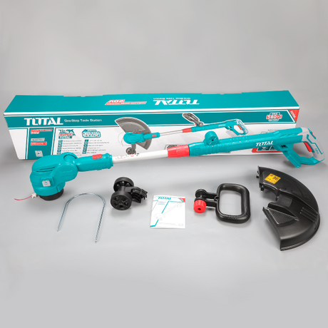 Motocoase si Masini de tuns iarba, Trimmer gazon TOTAL 20V, 300 mm, 8200 rpm, fir 1.6 mm, fara acumulator si incarcator, 9, atomico.ro