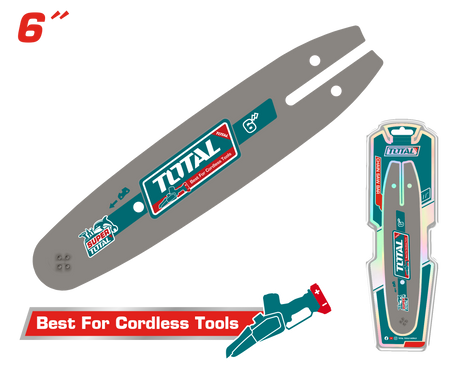Drujbe, Lama pentru mini drujba TOTAL 6'' (15 cm), canal lant 1.1 mm, compatibila cu TGSLI2068, 2, atomico.ro