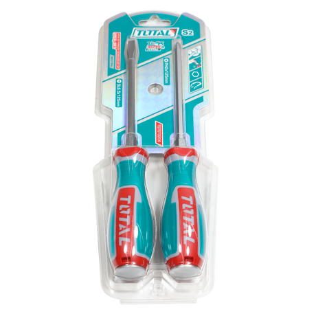 Scule TOTAL, Set 2 surubelnite impact TOTAL S2, PH2 + SL6.5, 125 mm, tija hex, 5, atomico.ro
