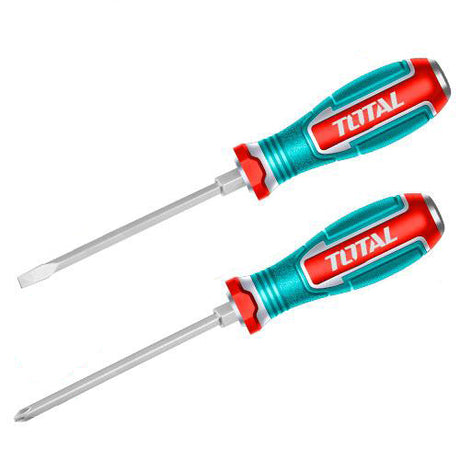 Scule TOTAL, Set 2 surubelnite impact TOTAL S2, PH2 + SL6.5, 125 mm, tija hex, 1, atomico.ro