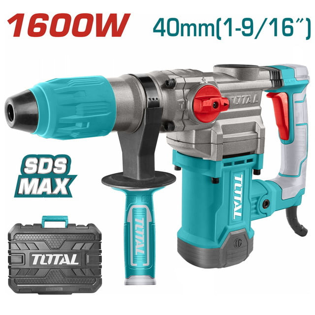 Ciocan rotopercutor TOTAL - 10J - 1600W- prindere SDS MAX, 7, atomico.ro