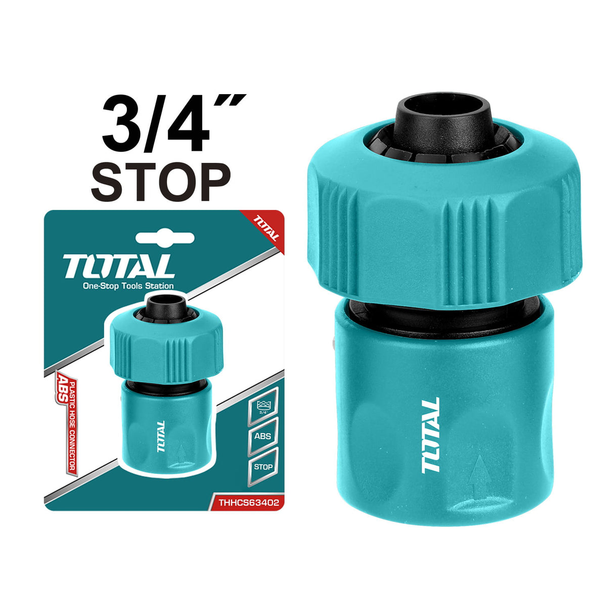 Conector cu oprire Total - 3/4, 1, atomico.ro