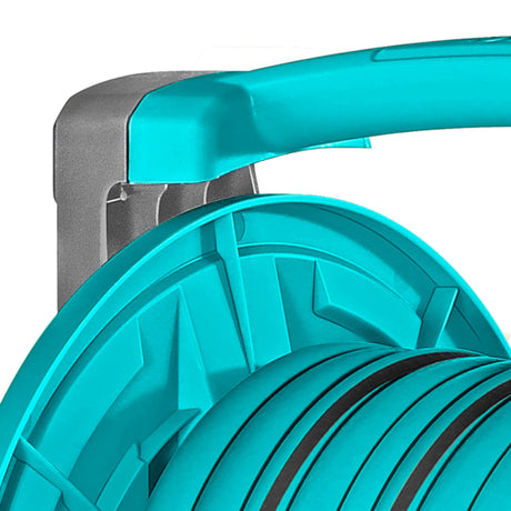 Unelte sezoniere, Set tambur furtun gradina TOTAL 20 m, furtun PVC 3 straturi 1/2", suport aluminiu, conectori rapizi si duza inclusa, 4, atomico.ro