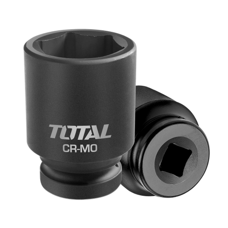 Truse scule, Set tubulare impact TOTAL 1/2", 14 piese, 10–27 mm, Cr-Mo, 6, atomico.ro