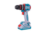 Trusa de scule TOTAL 165 piese cu masina de gaurit si insurubat cu percutie 20V, acumulator 2.0Ah si incarcator