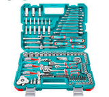 Trusa scule TOTAL 135 piese, set chei, clichet, biti, clesti si accesorii, cutie organizata