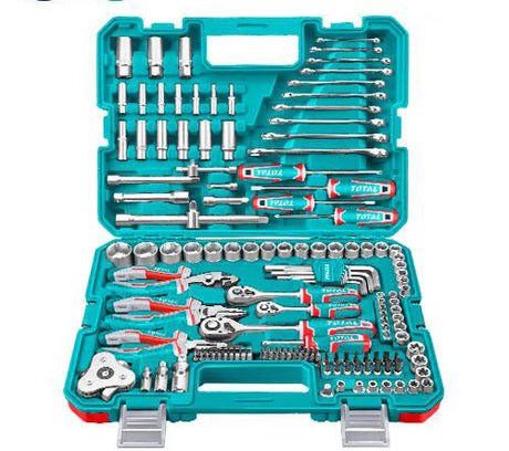 Chei auto - mecanica, Trusa scule TOTAL 135 piese, set chei, clichet, biti, clesti si accesorii, cutie organizata, 1, atomico.ro
