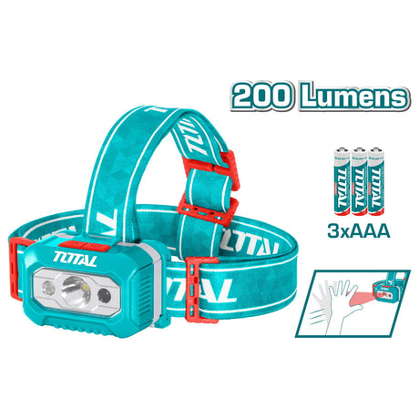 Lampi, lanterne, reflectoare, Lanterna de cap TOTAL - 200 lumeni INDUSTRIAL, atomico.ro
