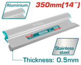 Gletiera TOTAL 350 mm – otel inoxidabil, maner aluminiu