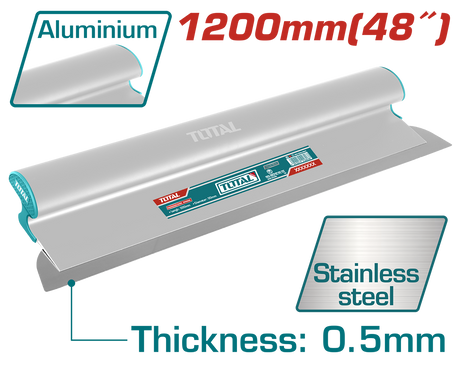 Gletiere, Gletiera profesionala TOTAL 1200 mm – lama inox, maner aluminiu, 2, atomico.ro