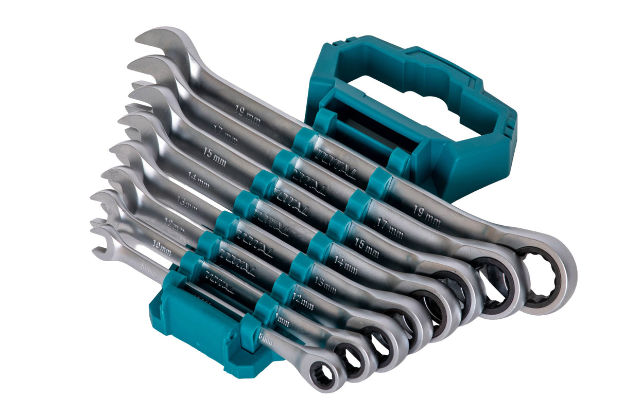 Set 8 chei combinate cu clichet TOTAL Industrial, 2, atomico.ro