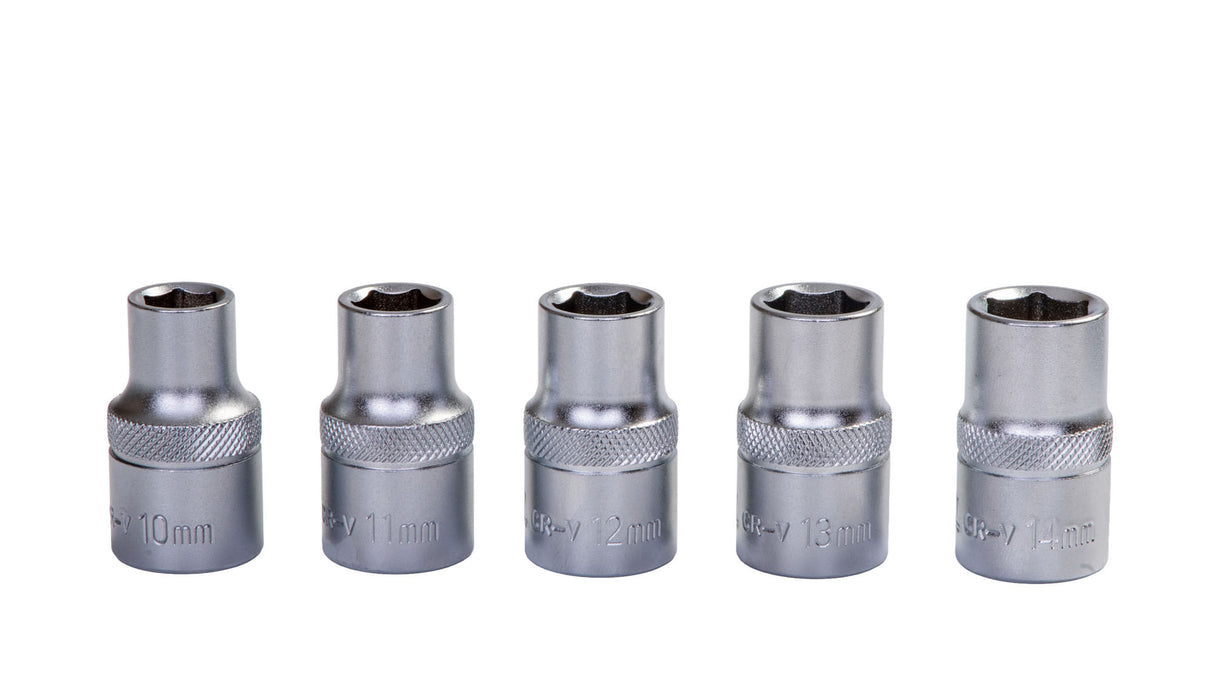 Trusa de chei tubulare TOTAL Industrial- 1/2 cu antrenor - 12 piese, 2, atomico.ro