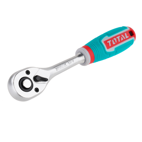 Truse scule, Set tubulare TOTAL 1/4", 12 piese, clichet 72T, extensie 100 mm, Cr-V, 2, atomico.ro