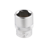 Set tubulare TOTAL 1/4", 12 piese, clichet 72T, extensie 100 mm, Cr-V