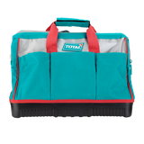 Geanta scule TOTAL 16", poliester 1680D, baza rigida, capacitate 20 kg, curea umar
