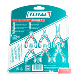 Set mini clesti TOTAL 6 piese, 4.5", maner ergonomic