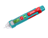 Detector tensiune TOTAL 12V–1000V AC – fara contact, LED, alarma sonora si luminoasa