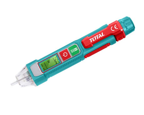 Detectoare, Detector tensiune TOTAL 12V–1000V AC – fara contact, LED, alarma sonora si luminoasa, atomico.ro