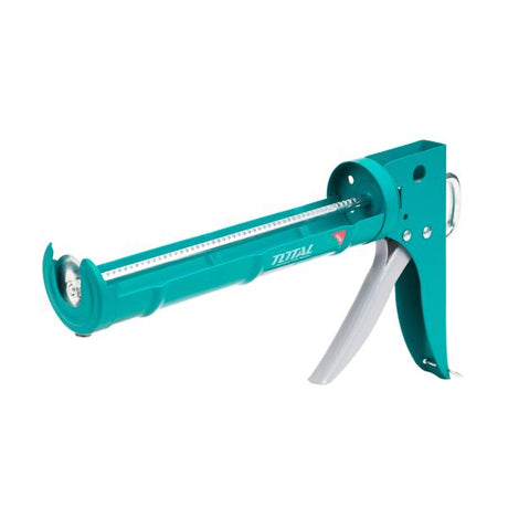 Scule si unelte de mana, Pistol silicon TOTAL 9", mecanism cu dinti, pentru cartuse 310 ml, 3, atomico.ro