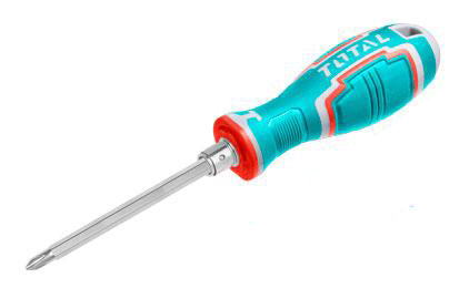 Scule electricieni, Surubelnita 2 in 1 TOTAL SL6 + PH2, 160 mm, Cr-V, 6, atomico.ro