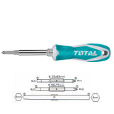 TOTAL - SURUBELNITA CAP DUBLU 6 IN 1 - CR-V INDUSTRIAL