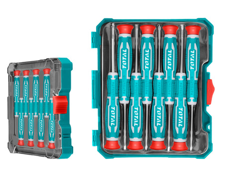 Surubelnite, Set 8 surubelnite de precizie TOTAL - CR-V INDUSTRIAL, 1, atomico.ro