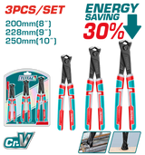 Set 3 clesti TOTAL pentru legat sarma, otel Cr-V