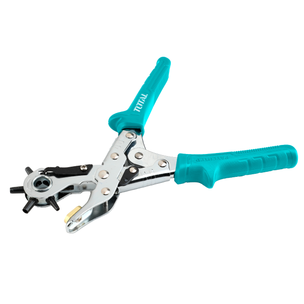 Cleste preducea TOTAL 6 dimensiuni, 2.5–5 mm, perforare piele si materiale, 3, atomico.ro