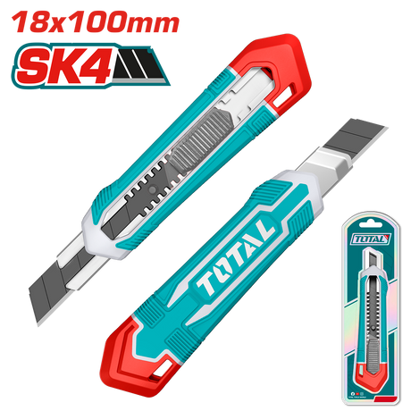 Cutite si cuttere, Cutter TOTAL 18 mm cu lama SK4 – 179 mm, 2, atomico.ro