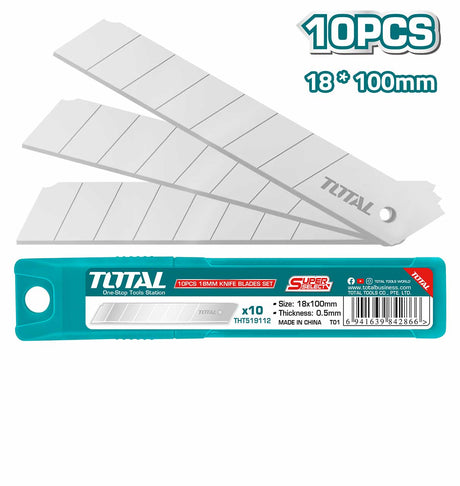 Scule constructii, Set lame cutter TOTAL - 10 buc - 18mm, 1, atomico.ro