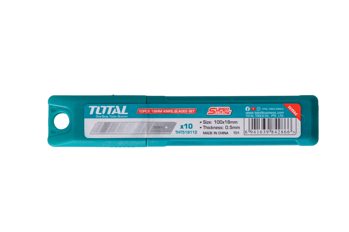 Set lame cutter TOTAL - 10 buc - 18mm, 4, atomico.ro