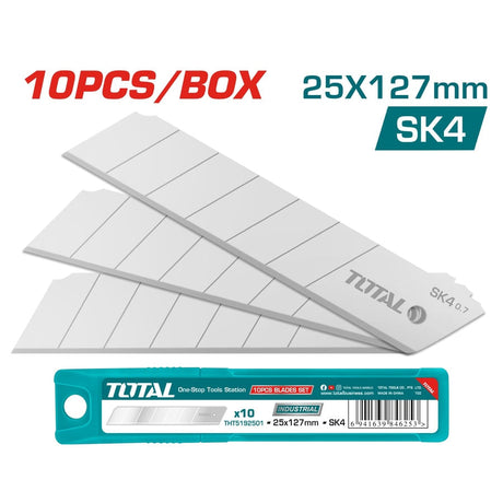 Cutite si cuttere, Set 10 lame cutter Total 25 x 127mm, atomico.ro