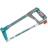 Fierastrau cu cadru metalic TOTAL 300mm (12") – lama bimetalica 24TPI, unghi reglabil 45°/90°