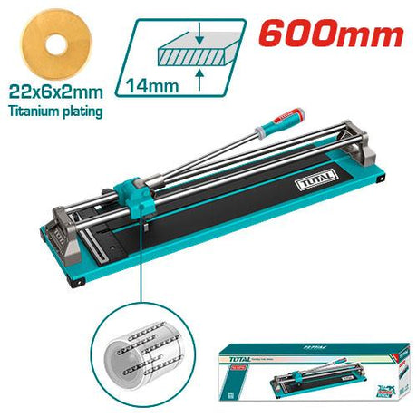 Masini gresie si faianta, Masina de taiat gresie si faianta TOTAL 600 mm, grosime 14 mm, ghidaje aluminiu, taiere precisa, 7, atomico.ro