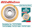 TOTAL - LAMA TAIERE - CARBID TUNGSTEN - CU RULMENT - COMPATIBIL CU THT576003  THT578002 THT571001  T