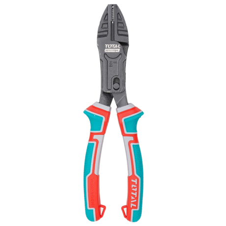 Clesti electricieni, Cleste multifunctional TOTAL 8"/200 mm, Cr-V, teflon, maner TPR, 1, atomico.ro