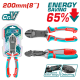 Cleste taietor multifunctional TOTAL 8"/200 mm, Cr-V, teflon, maner TPR