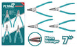 TOTAL - SET CLESTI PENTRU SIGURANTE - 4 BUC - 7/180MM INDUSTRIAL