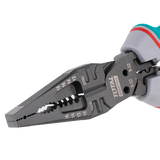 Patent multifunctional TOTAL 8-in-1, 8"/200 mm, Cr-V, teflon, maner TPR